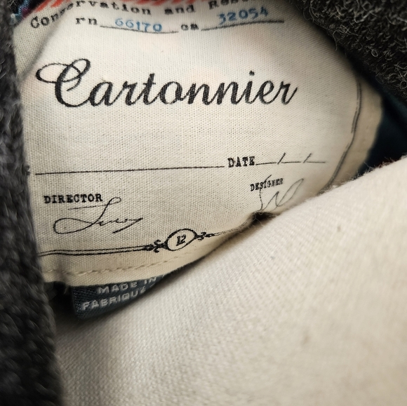 Cartonnier Anthropologie Emerson Gray Black Blazer - Picture 2 of 8